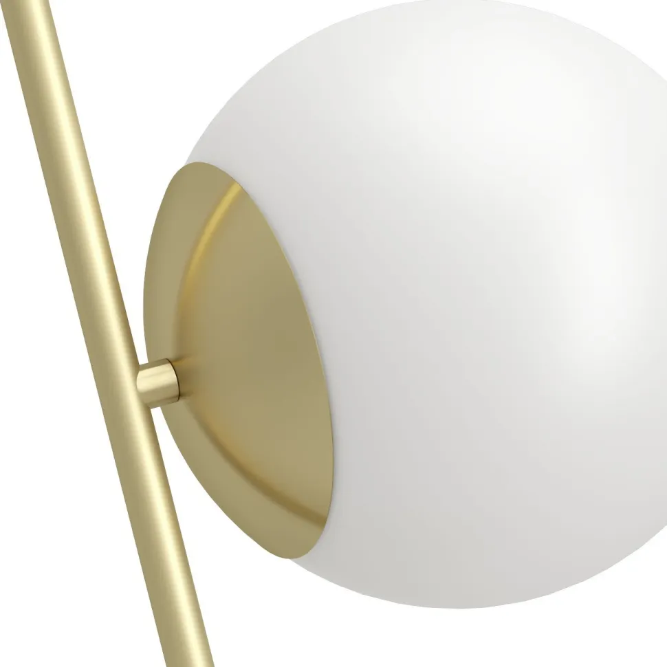 Lattiavalaisin Eglo Rondo 4, 174.5cm, E27, 40W, IP20, messinki/valkoinen
