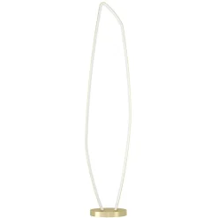 Lattiavalaisin Eglo Vallerosa, 128.5cm, LED, 25.2W, IP20, messinki/valkoinen