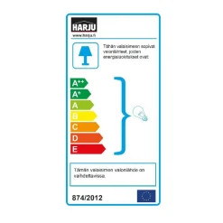 Lattiavalaisin Harju Onni E27 IP20 musta