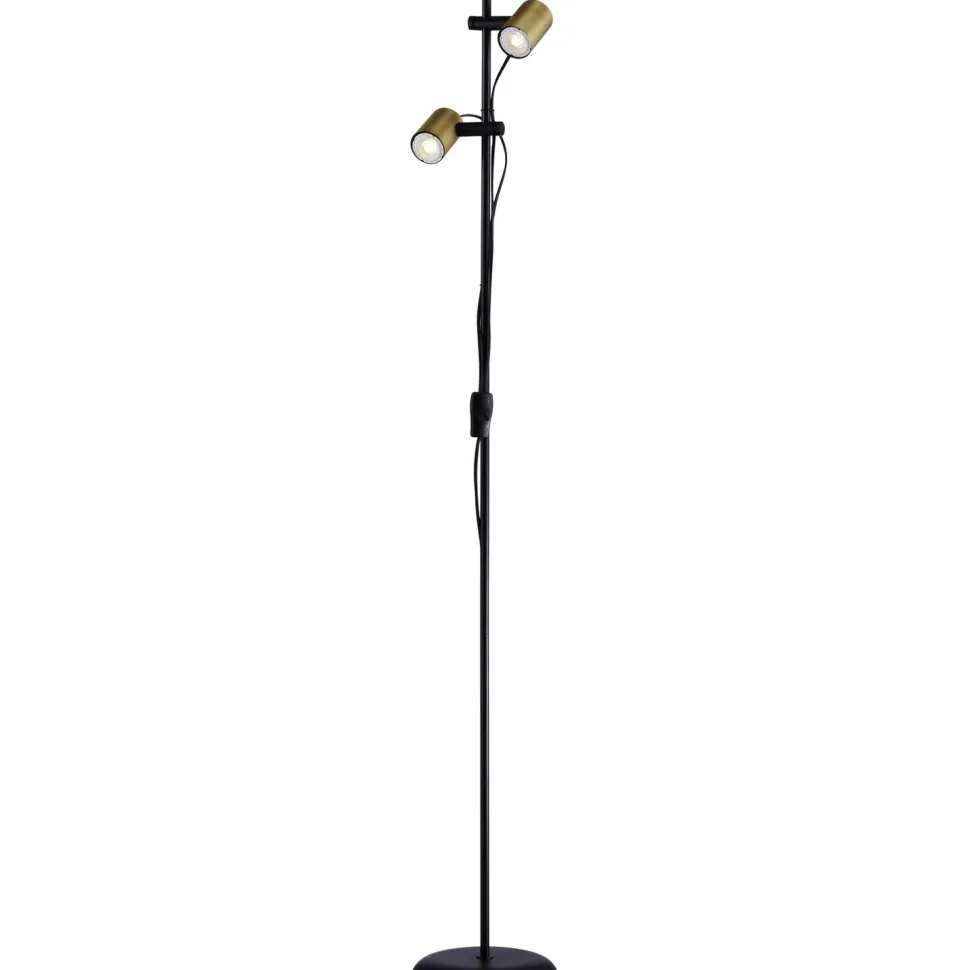 Lattiavalaisin Heat Gold Tube 2-osainen 155cm GU10 kulta/musta