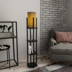 Lattiavalaisin hyllyköllä Linento Lighting 8120, 130cm, kulta/valkoinen