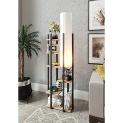 Lattiavalaisin hyllyköllä Linento Lighting Vogue SMK, 160cm, valkoinen