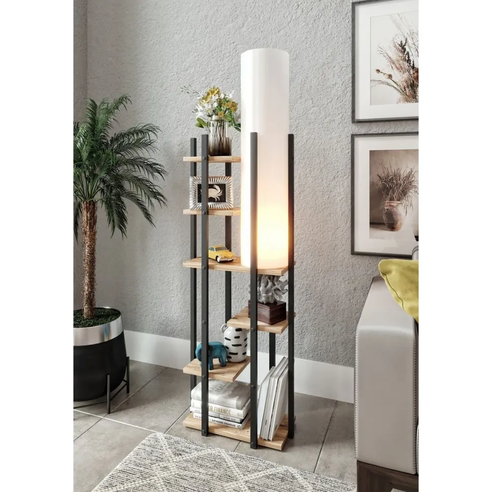Lattiavalaisin hyllyköllä Linento Lighting Vogue SMK, 160cm, valkoinen