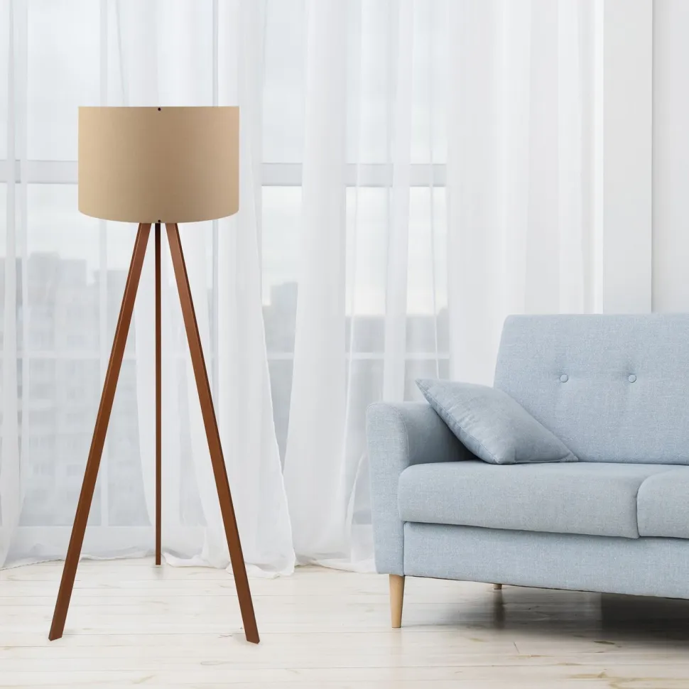 Lattiavalaisin Linento Lighting AYD-1531, beige-ruskea
