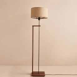 Lattiavalaisin Linento Lighting AYD-3473, beige-ruskea