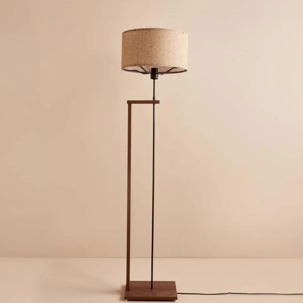Lattiavalaisin Linento Lighting AYD-3473, beige-ruskea