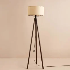 Lattiavalaisin Linento Lighting AYD-3450, kerma/ruskea