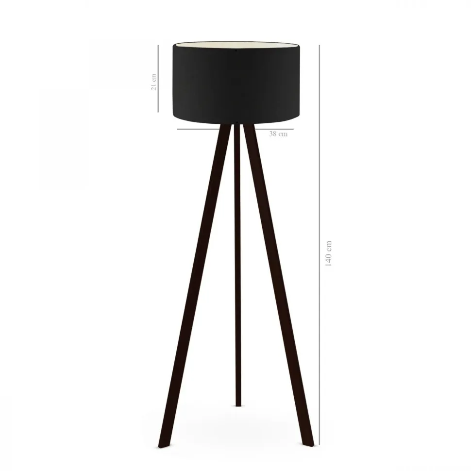 Lattiavalaisin Linento Lighting AYD-2653, musta