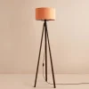 Lattiavalaisin Linento Lighting AYD-3452, oranssi/ruskea