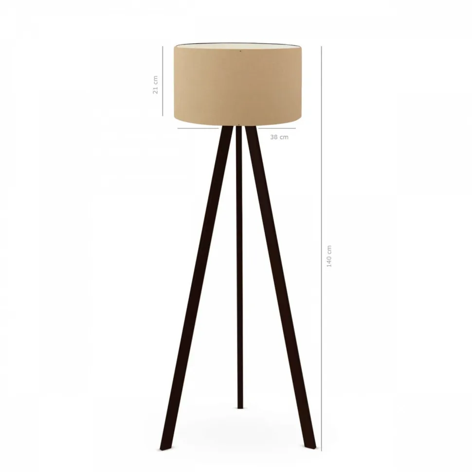 Lattiavalaisin Linento Lighting AYD-2805, ruskea