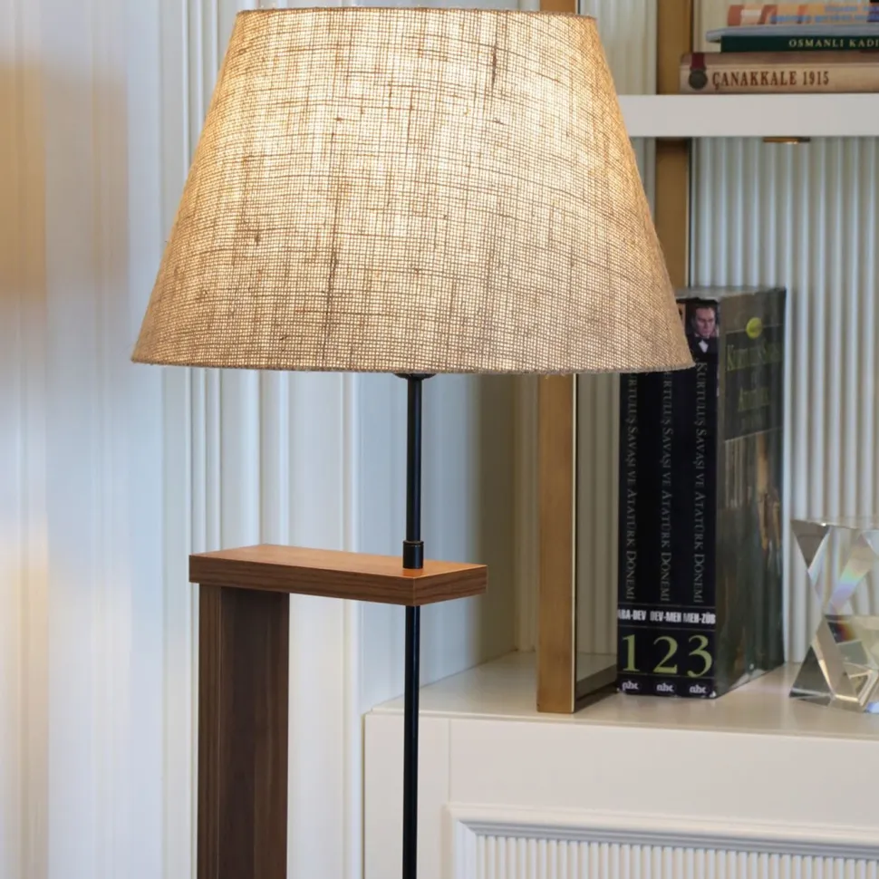 Lattiavalaisin Linento Lighting AYD-3128, ruskea/kerma