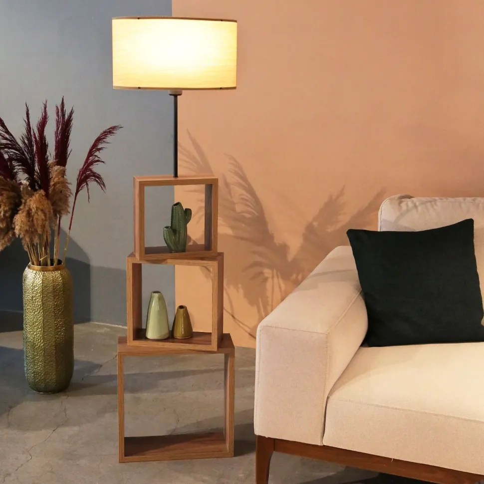 Lattiavalaisin Linento Lighting AYD-2902, vaaleanruskea