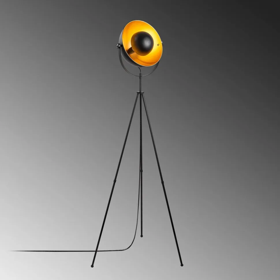 Lattiavalaisin Linento Lighting Bergerella 160 cm musta/kulta