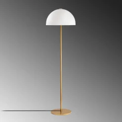 Lattiavalaisin Linento Lighting Bulbilla 154 cm kulta/valkoinen