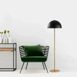 Lattiavalaisin Linento Lighting Bulbilla 154 cm kulta/valkoinen