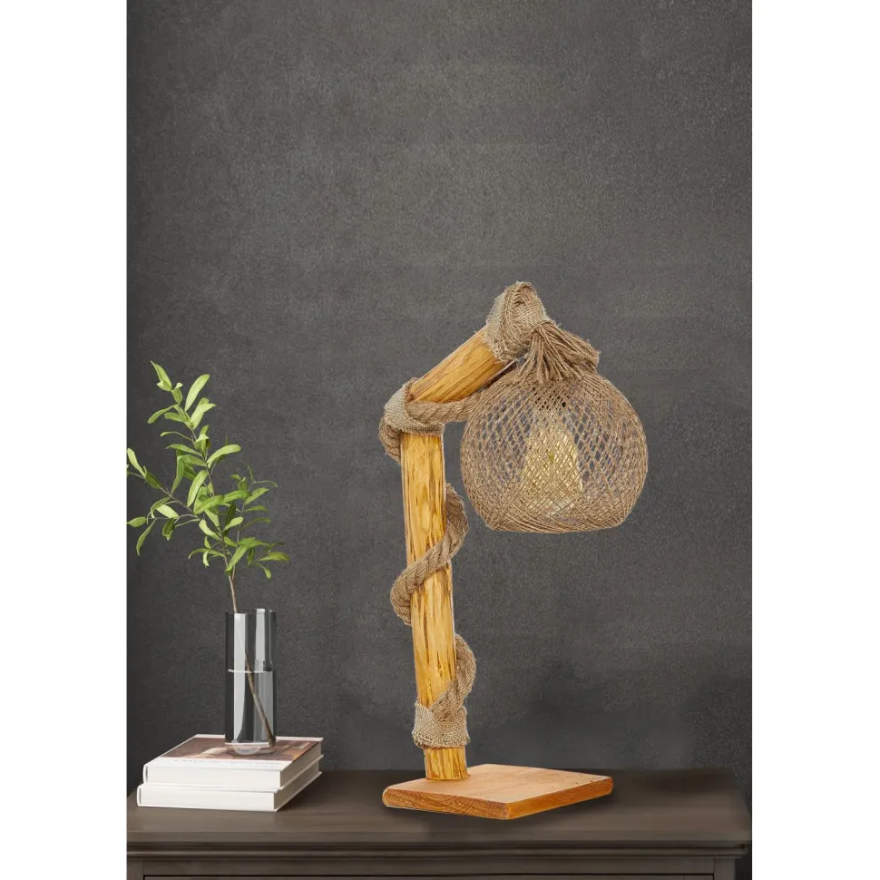 Lattiavalaisin Linento Lighting Canata, luonnollinen puu