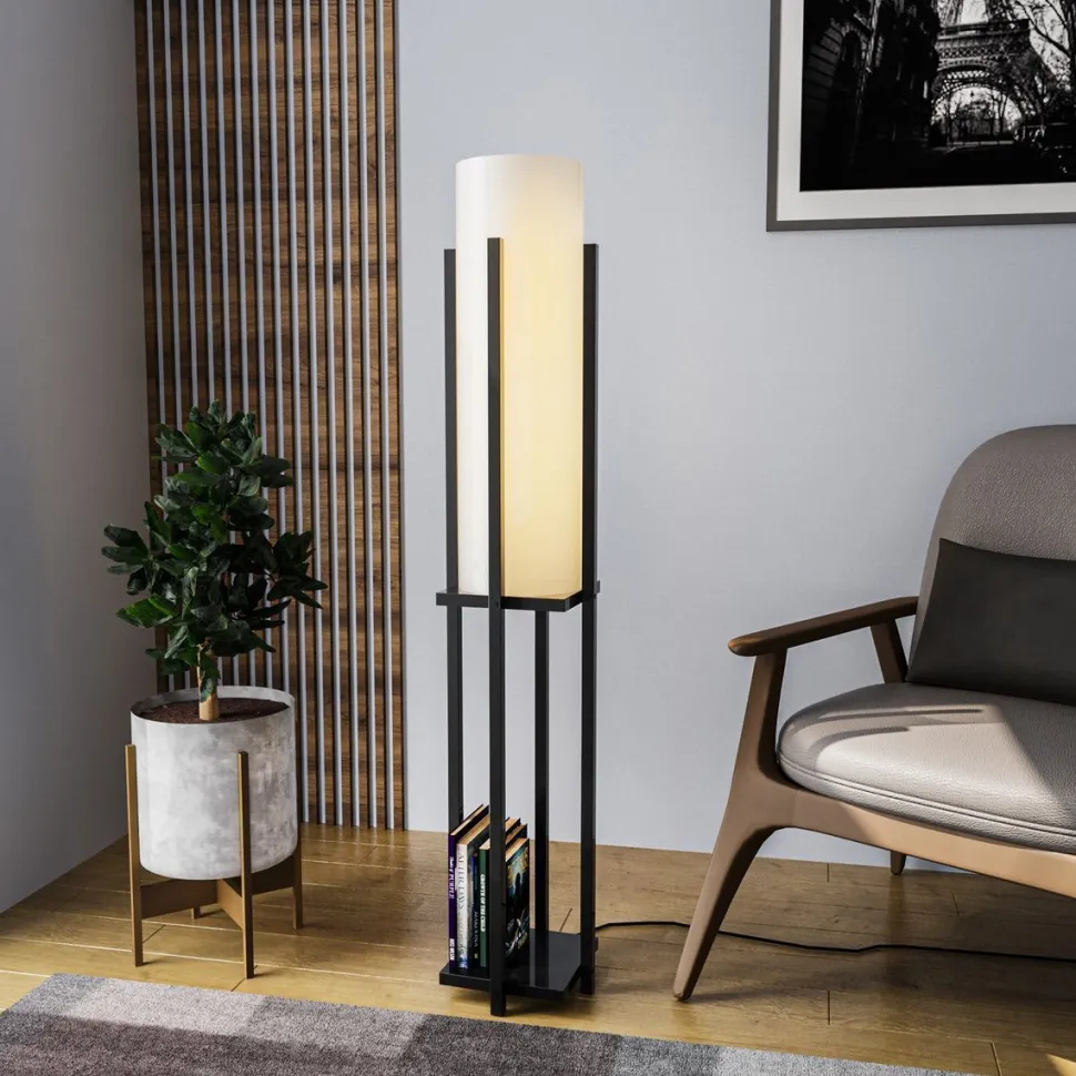 Lattiavalaisin Linento Lighting 8131, 130cm, musta/punainen