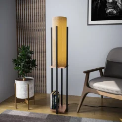 Lattiavalaisin Linento Lighting 8131, 130cm, musta/punainen