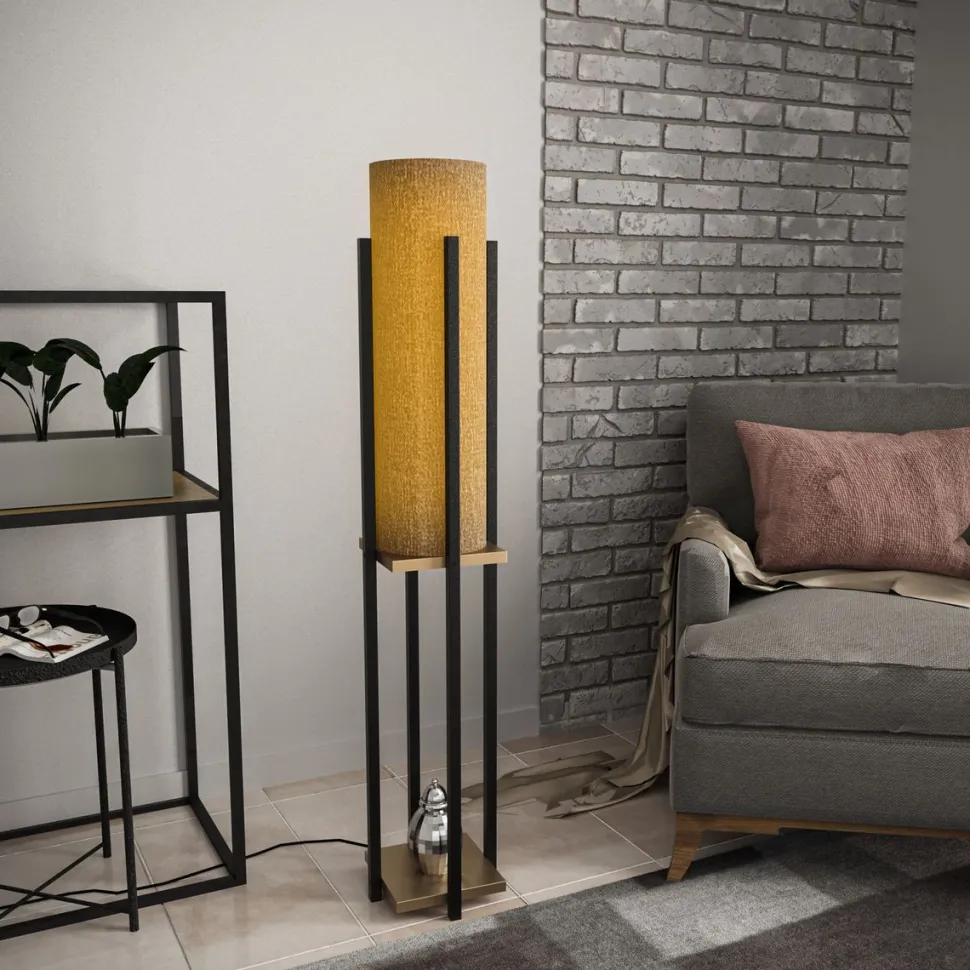 Lattiavalaisin Linento Lighting 8131, 130cm, musta/punainen