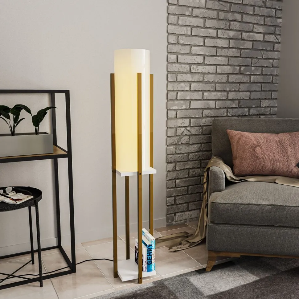 Lattiavalaisin Linento Lighting 8131, 130cm, musta/punainen