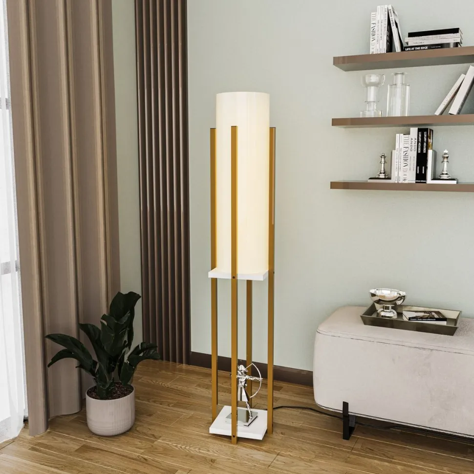 Lattiavalaisin Linento Lighting 8131, 130cm, musta/punainen