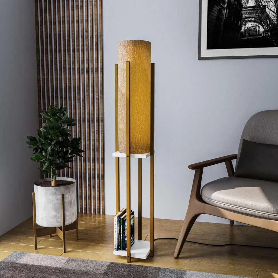 Lattiavalaisin Linento Lighting 8131, 130cm, musta/punainen