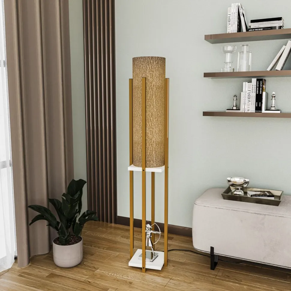 Lattiavalaisin Linento Lighting 8131, 130cm, musta/punainen