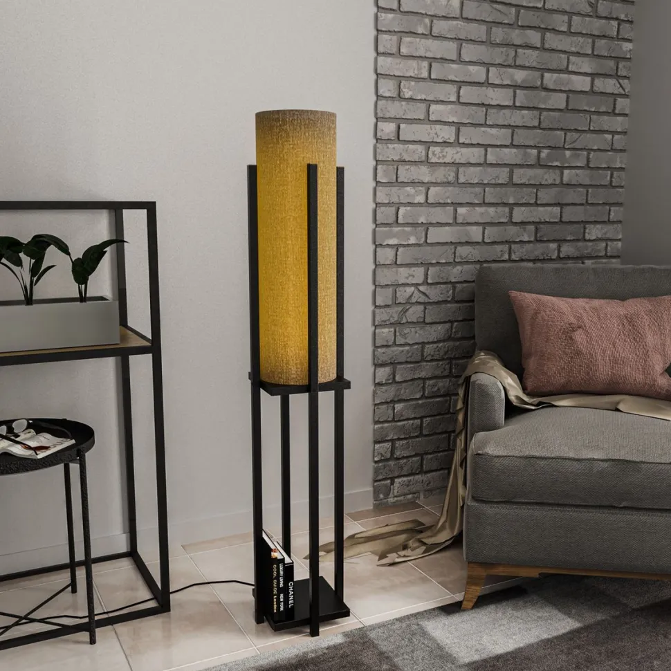 Lattiavalaisin Linento Lighting 8131, 130cm, musta/punainen