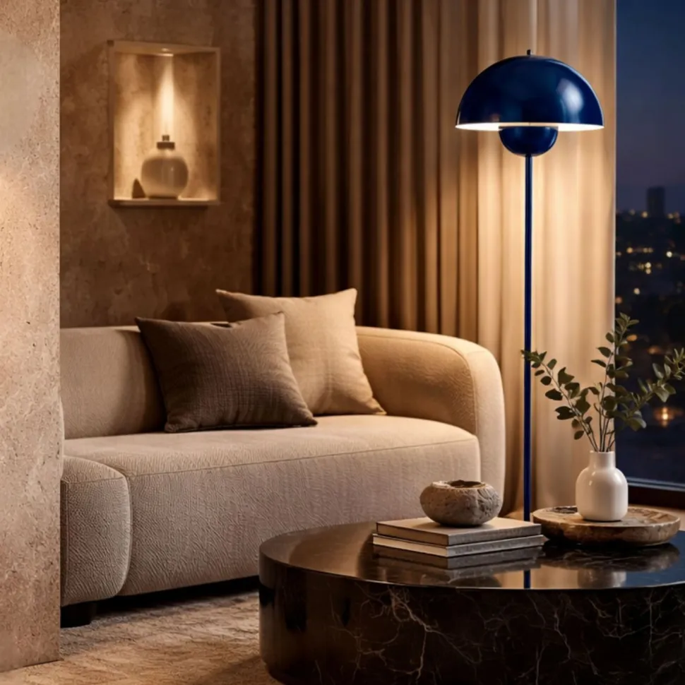 Lattiavalaisin Linento Lighting Eylul 146cm viininpunainen