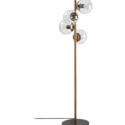 Lattiavalaisin Linento Lighting Faze 130 cm 4-osainen kulta/kirkas