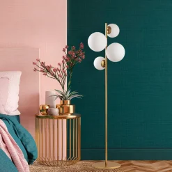 Lattiavalaisin Linento Lighting Fazli 162 cm 4-osainen kulta