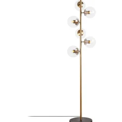 Lattiavalaisin Linento Lighting Fazli 163 cm 6-osainen kulta/kirkas