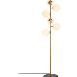 Lattiavalaisin Linento Lighting Fazli 163 cm 6-osainen kulta/kirkas