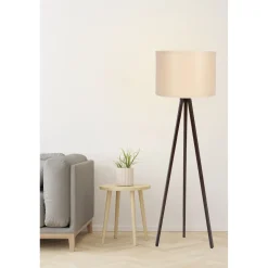 Lattiavalaisin Linento Lighting 101, kermanvalkoinen/pähkinäpuu