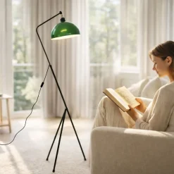 Lattiavalaisin Linento Lighting Kiko 242445 150cm vihreä/musta