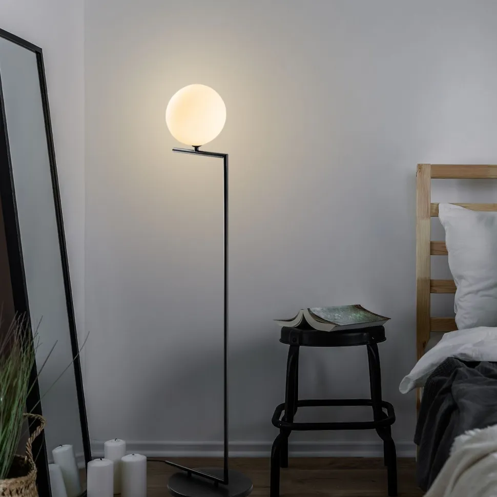 Lattiavalaisin Linento Lighting Luminar, 37x30x140cm, musta