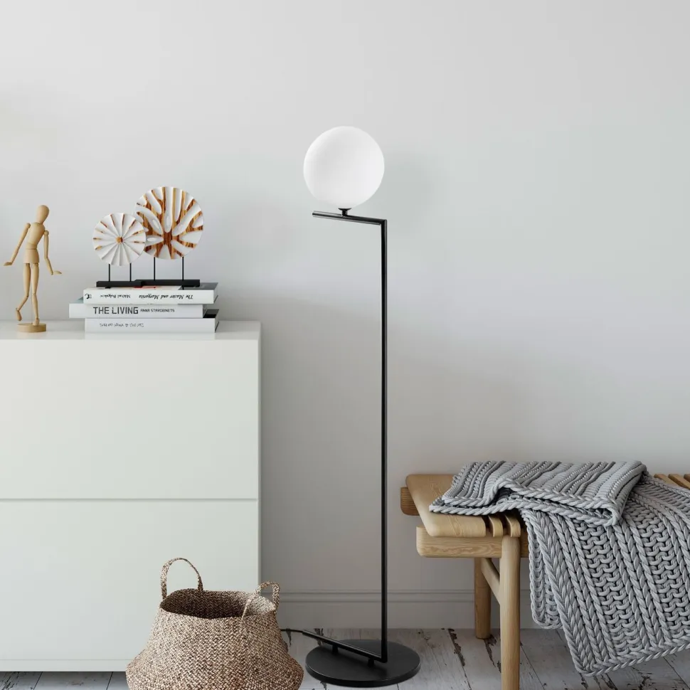 Lattiavalaisin Linento Lighting Luminar, 37x30x140cm, musta