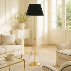 Lattiavalaisin Linento Lighting Mia 242271 146cm valkoinen/kulta