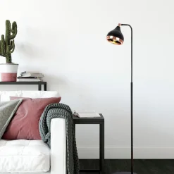 Lattiavalaisin Linento Lighting Mint 150 cm musta/kupari
