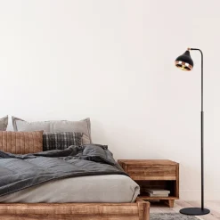 Lattiavalaisin Linento Lighting Mint 150 cm musta/kupari