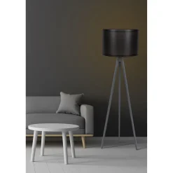 Lattiavalaisin Linento Lighting 112, musta/harmaa