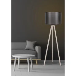 Lattiavalaisin Linento Lighting 119, musta/kermanvalkoinen