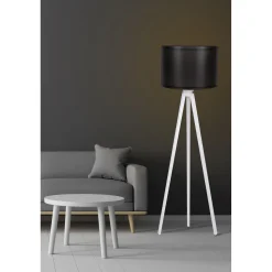 Lattiavalaisin Linento Lighting 105, musta/valkoinen