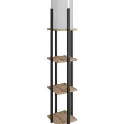 Lattiavalaisin Linento Lighting Nora 135 cm puu/musta