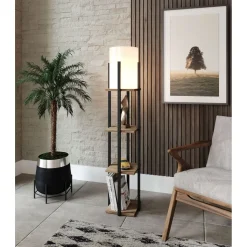 Lattiavalaisin Linento Lighting Nora 135 cm puu/musta