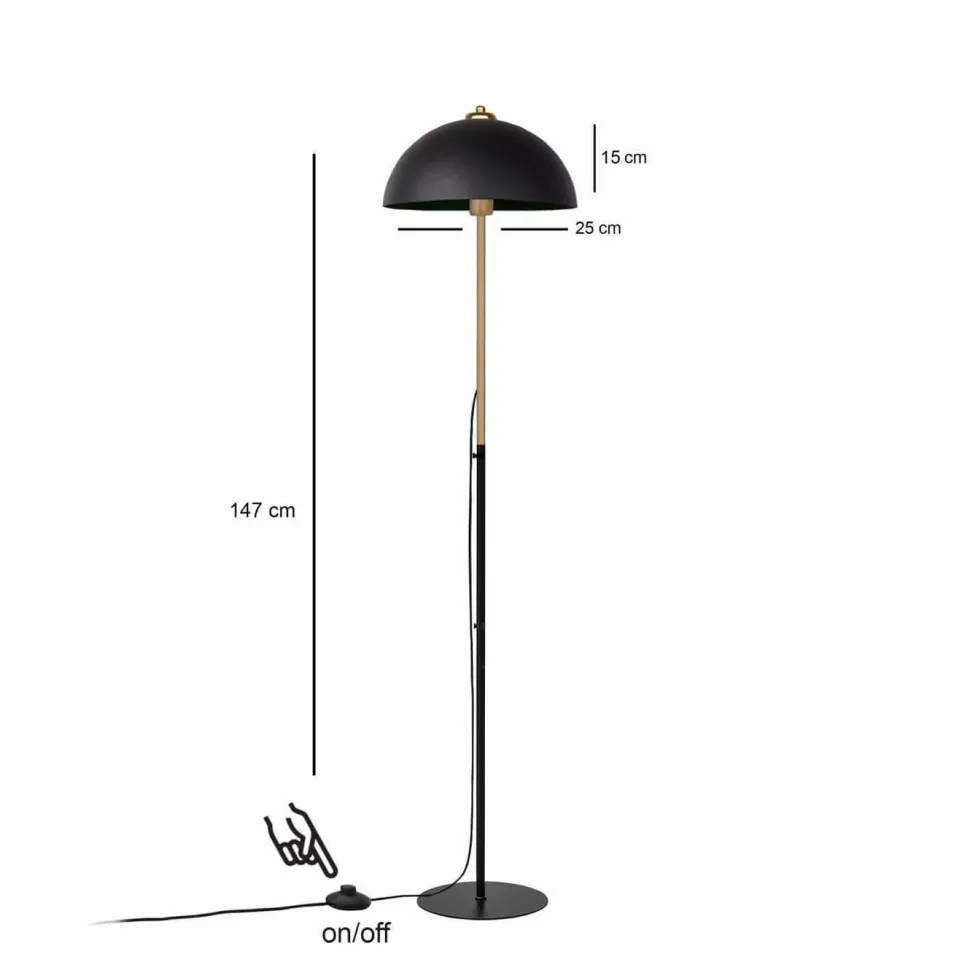 Lattiavalaisin Linento Lighting Orbit, Ø25cm, korkeus 147cm, oranssi
