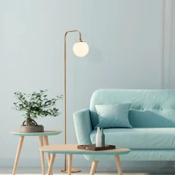 Lattiavalaisin Linento Lighting Viran 146 cm messinki