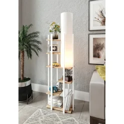 Lattiavalaisin Linento Lighting Vogue, musta/luonnollinen