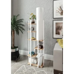 Lattiavalaisin Linento Lighting Vogue, musta/luonnollinen