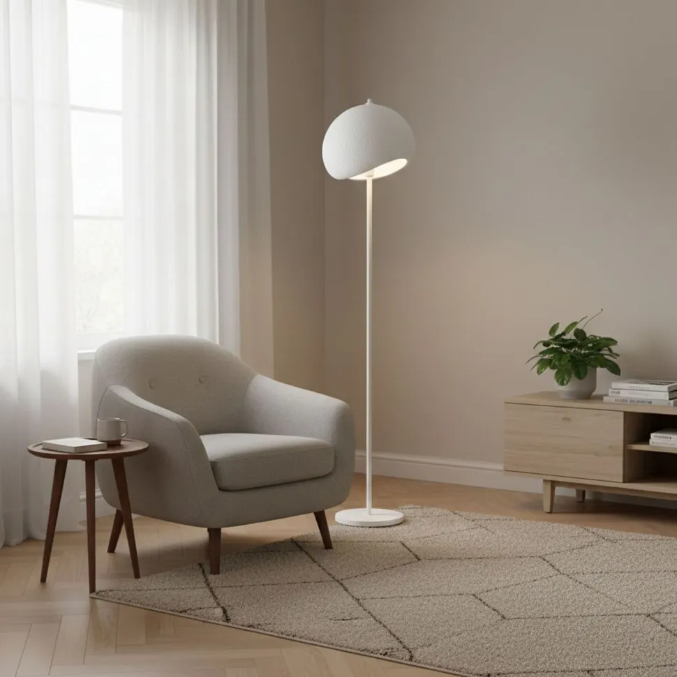 Lattiavalaisin Linento Lighting Yontu valkoinen